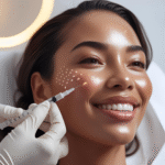 Woman receiving glow injections for radiant skin in 2025