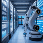 Smart cold chain warehouse managing beauty and skincare product delivery using temperature-controlled technology in 2025